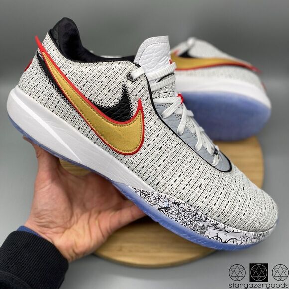 Nike Shoes Mens 17 LeBron XX 20 The Debut White Basketball Sneakers DJ5423-100 - Picture 1 of 16